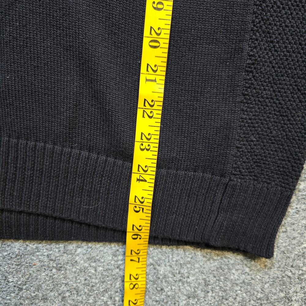 Carbon 2 Cobalt Sweater Mens Size Large Black Knit High Neck Long Sleeve Casual - Picture 7 of 10